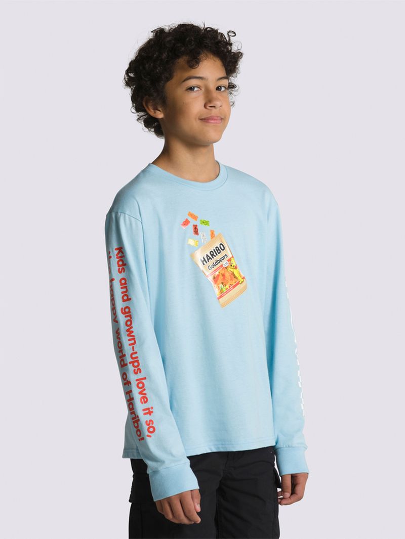 Polera Haribo LS (8-14 Años) Sky Blue