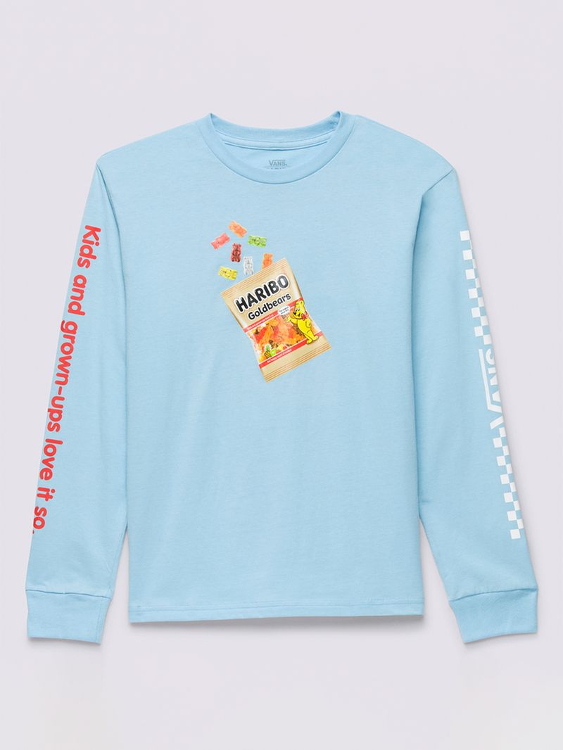 Polera Haribo LS (8-14 Años) Sky Blue