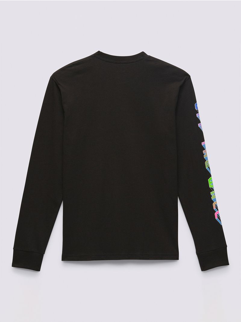 Polera Digital Flash LS (8-14 Años) Black
