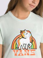 Polera Unicorn Rainbow Crew (8-14 Años) Clearly Aqua
