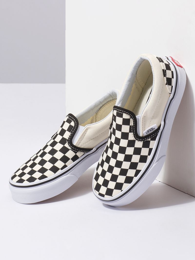 Zapatillas Niño Classic Slip-On Black/Wht