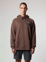 Poleron Unisex Classic Hoodie Café Blue Banana