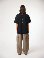 Polera M/C Unisex Bonfire Tee Negro Blue Banana