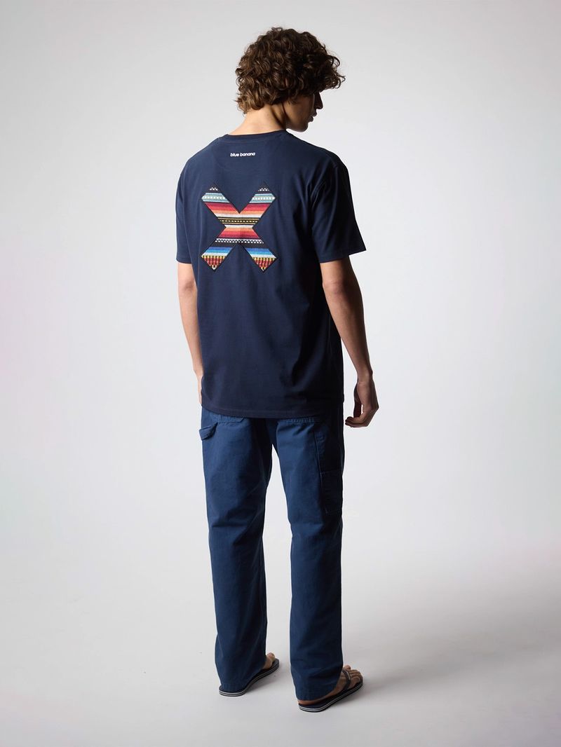 Polera M/C Unisex Classic Tee Azul Blue Banana