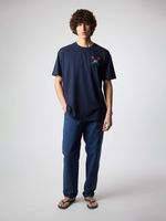 Polera M/C Unisex Classic Tee Azul Blue Banana