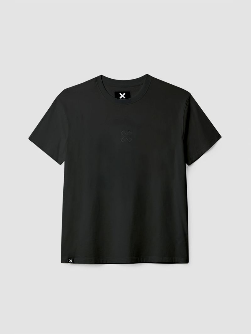 Polera M/C Unisex Bonfire Tee Negro Blue Banana