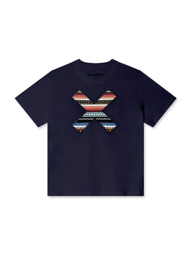 Polera M/C Unisex Classic Tee Azul Blue Banana