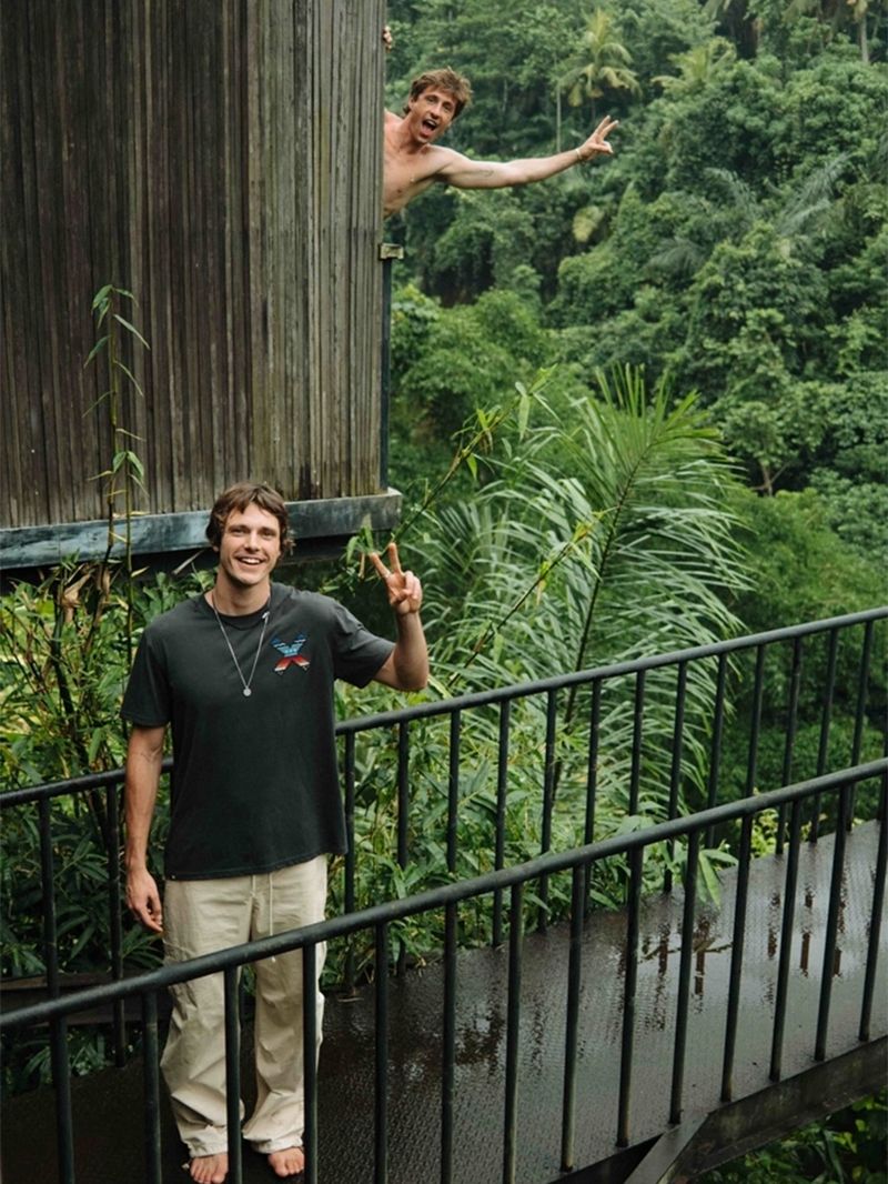 Polera M/C Unisex Classic Tee Azul Blue Banana