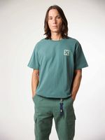 Polera M/C Unisex Nature Tee Verde Oscuro Blue Banana