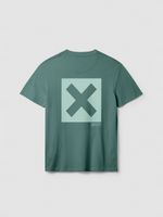 Polera M/C Unisex Nature Tee Verde Oscuro Blue Banana