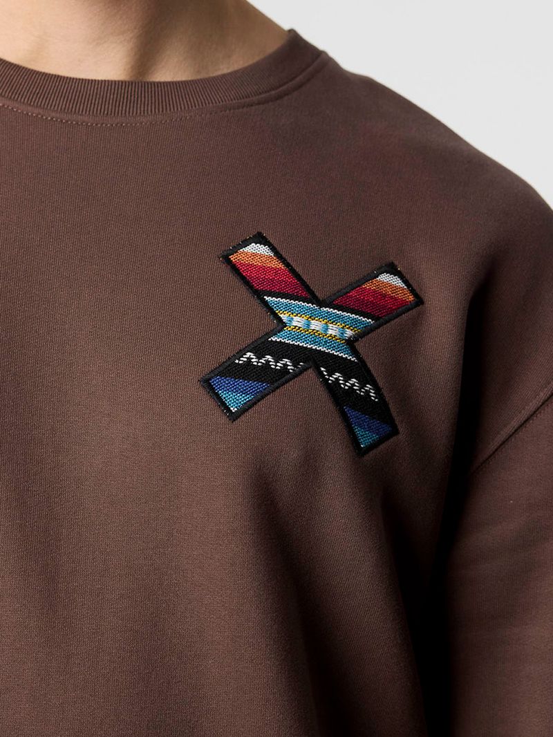 Poleron Unisex Classic Crew Café Blue Banana