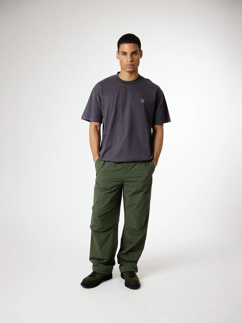 Polera M/C Unisex Patch Tee Negro Blue Banana