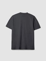 Polera M/C Unisex Patch Tee Negro Blue Banana