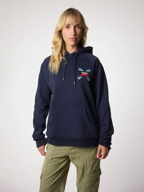 Poleron Unisex Classic Hoodie Azul Oscuro Blue Banana