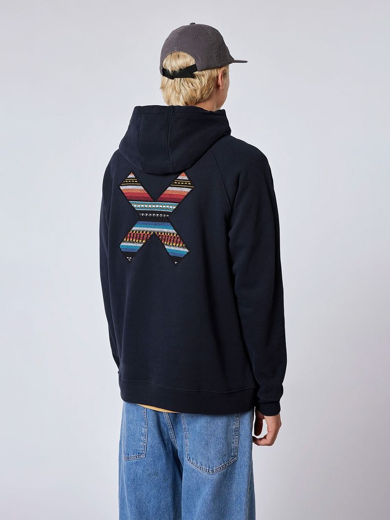 Poleron Unisex Classic Hoodie Azul Oscuro Blue Banana