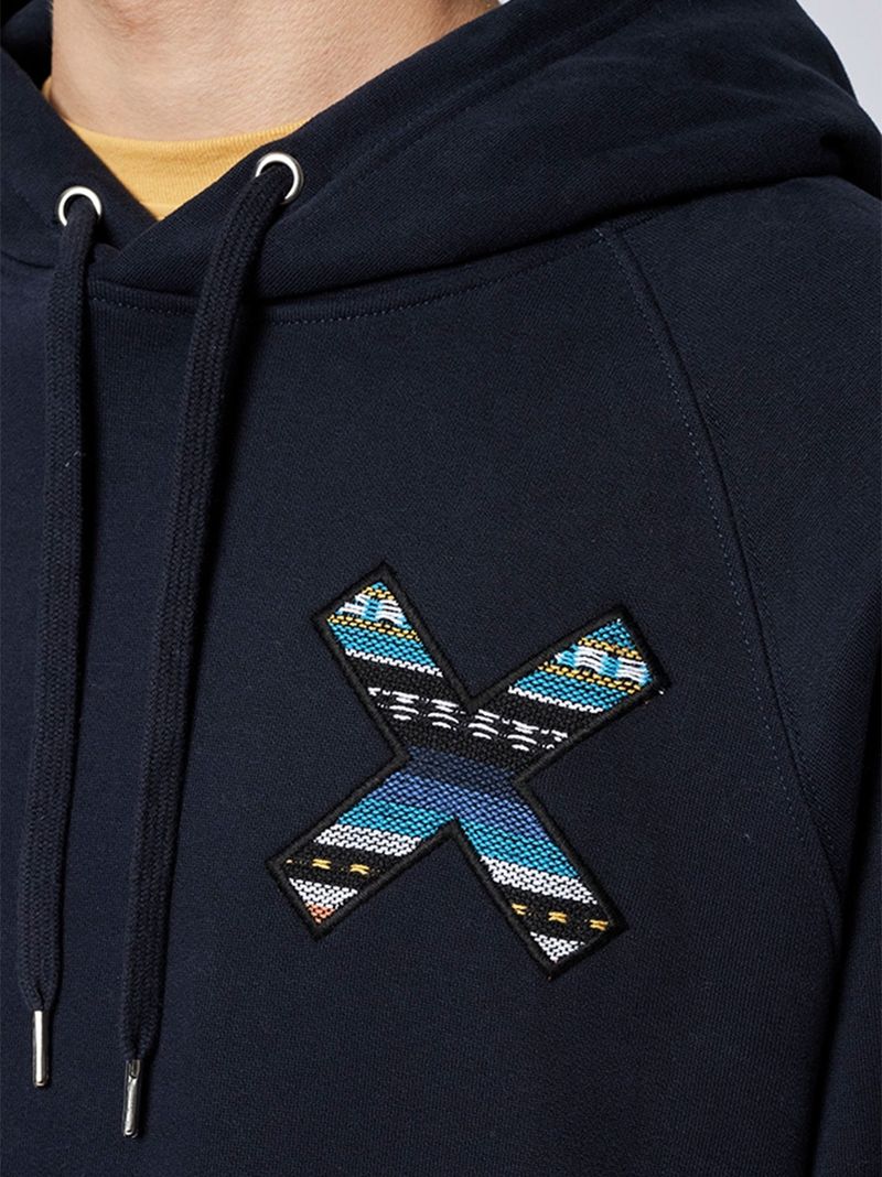 Poleron Unisex Classic Hoodie Azul Oscuro Blue Banana