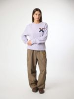 Poleron Unisex Classic Crew Lila Blue Banana