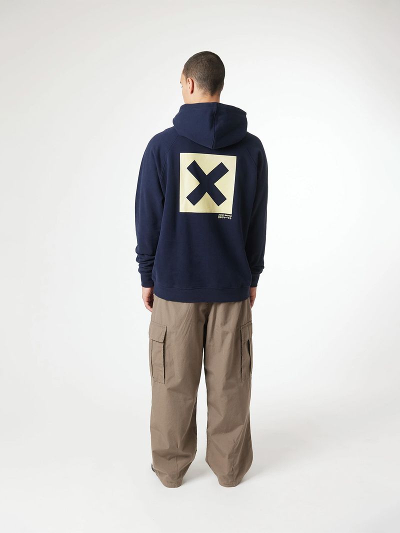 Poleron Unisex Nature Hoodie Azul Oscuro Blue Banana