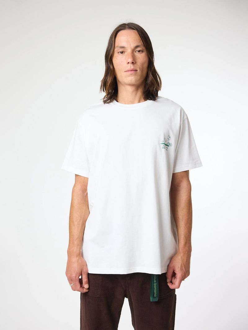 Polera M/C Unisex Goods Tee Blanco Blue Banana