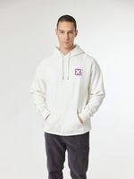 Poleron Unisex Nature Hoodie Blanco Blue Banana