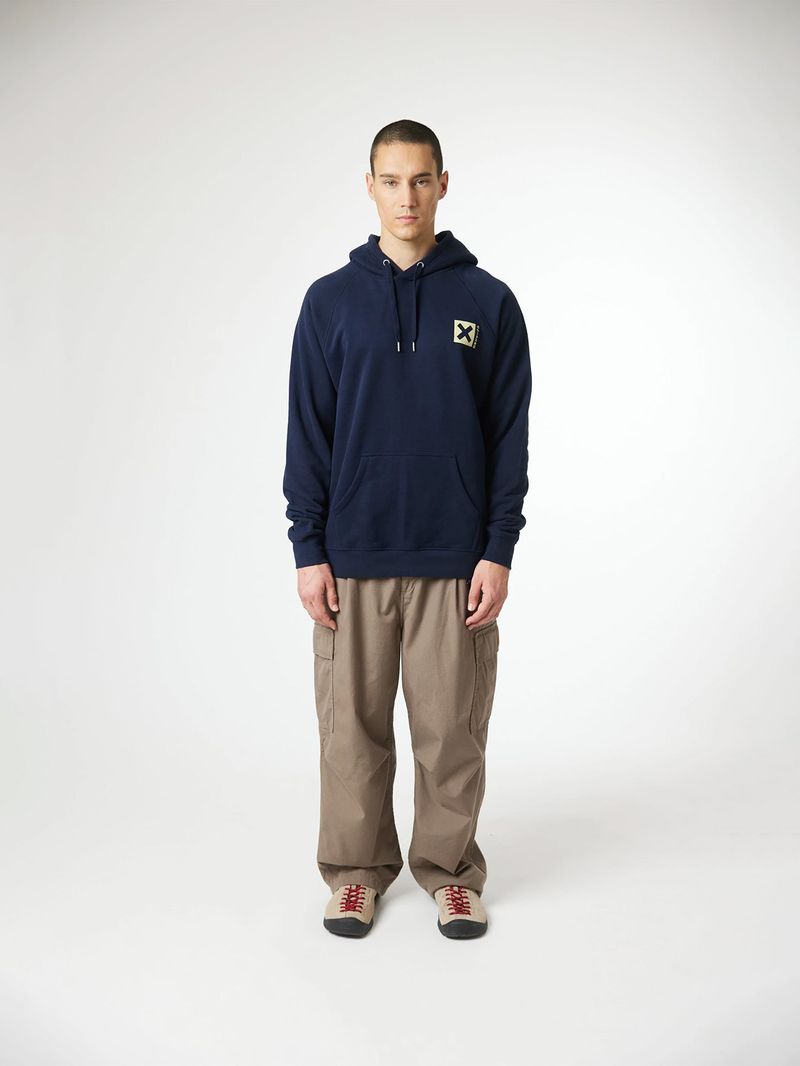 Poleron Unisex Nature Hoodie Azul Oscuro Blue Banana