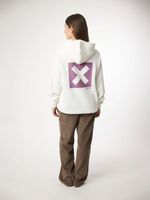 Poleron Unisex Nature Hoodie Blanco Blue Banana