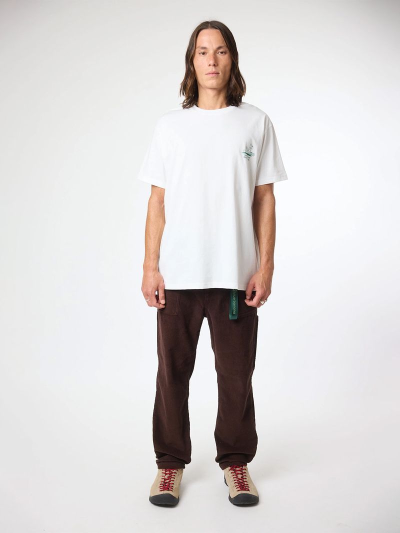 Polera M/C Unisex Goods Tee Blanco Blue Banana