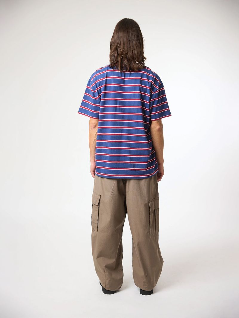 Polera M/C Unisex Happo One Tee Azul Blue Banana