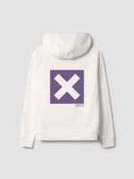 Poleron Unisex Nature Hoodie Blanco Blue Banana