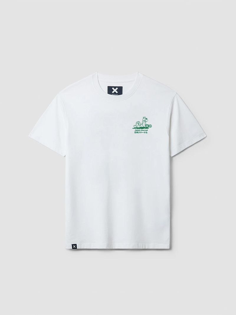 Polera M/C Unisex Goods Tee Blanco Blue Banana