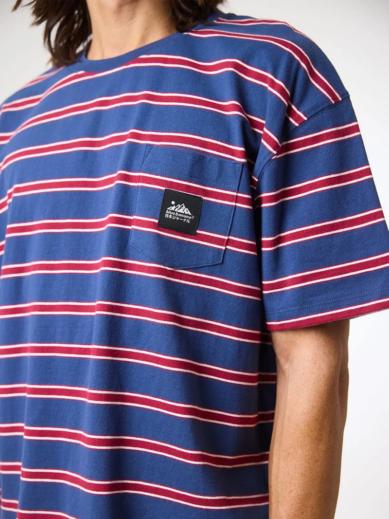 Polera M/C Unisex Happo One Tee Azul Blue Banana