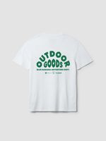 Polera M/C Unisex Goods Tee Blanco Blue Banana