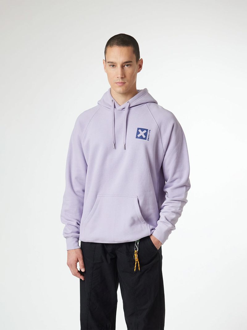 Poleron Unisex Nature Hoodie Lila Blue Banana