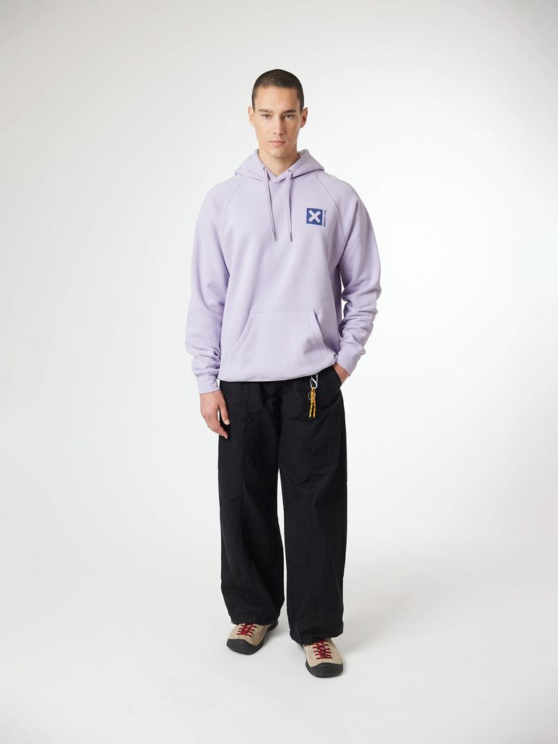 Poleron Unisex Nature Hoodie Lila Blue Banana