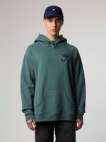 Poleron Unisex Classic Hoodie Verde Oscuro Blue Banana