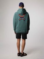 Poleron Unisex Classic Hoodie Verde Oscuro Blue Banana