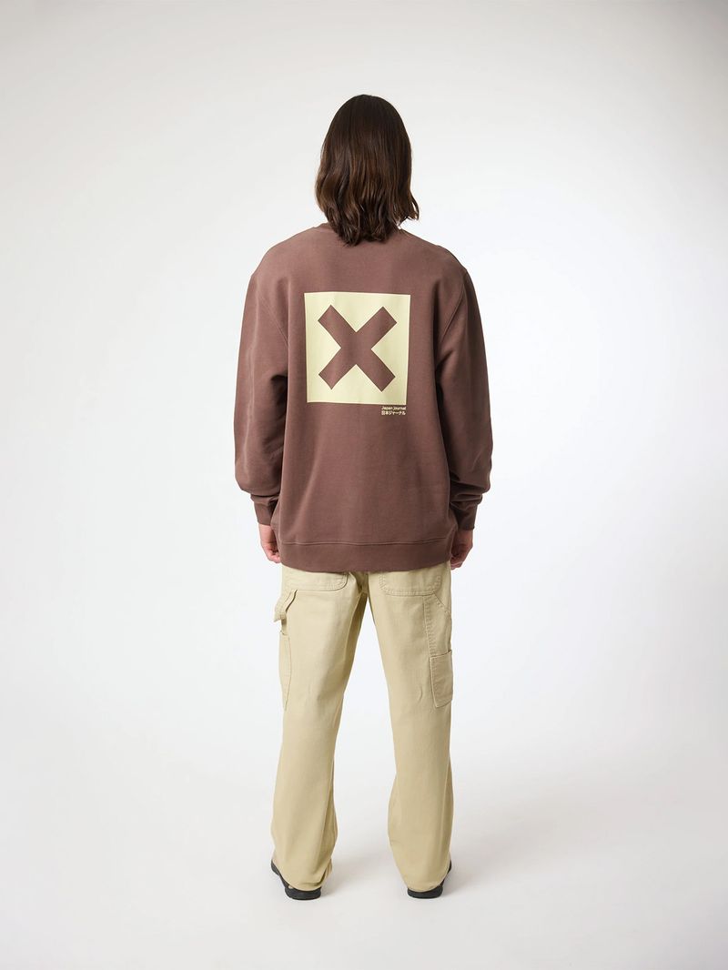 Poleron Unisex Nature Crew Café Blue Banana