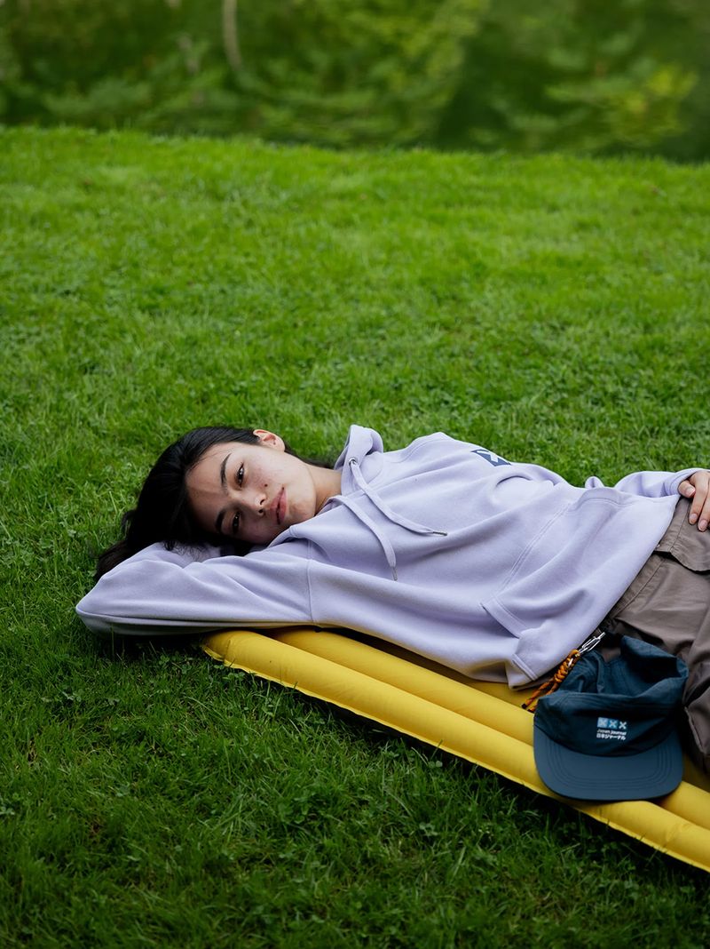 Poleron Unisex Nature Hoodie Lila Blue Banana