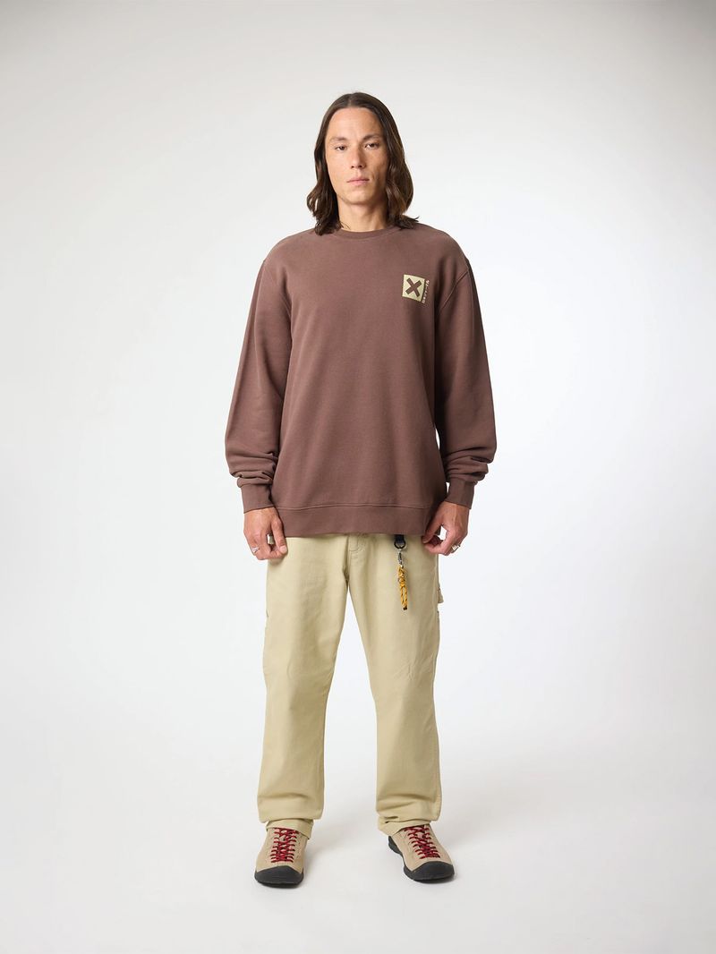 Poleron Unisex Nature Crew Café Blue Banana