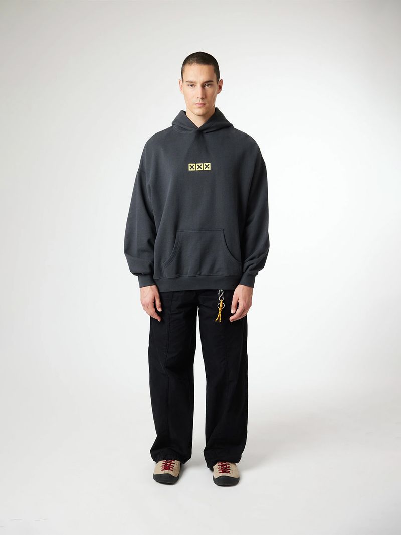 Poleron Unisex Native Hoodie Negro Blue Banana