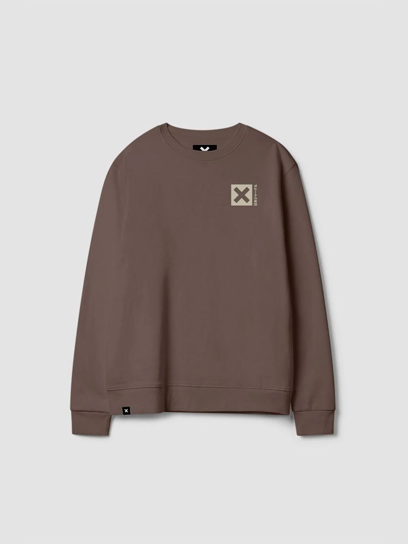 Poleron Unisex Nature Crew Café Blue Banana