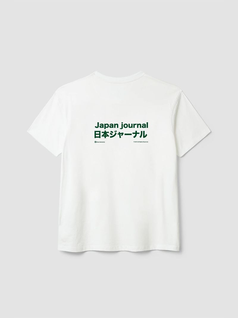 Polera M/C Unisex Ramen Tee Blanco Blue Banana