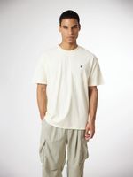 Polera M/C Unisex Patch Tee Blanco Blue Banana