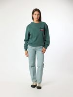 Poleron Unisex Classic Crew Verde Oscuro Blue Banana