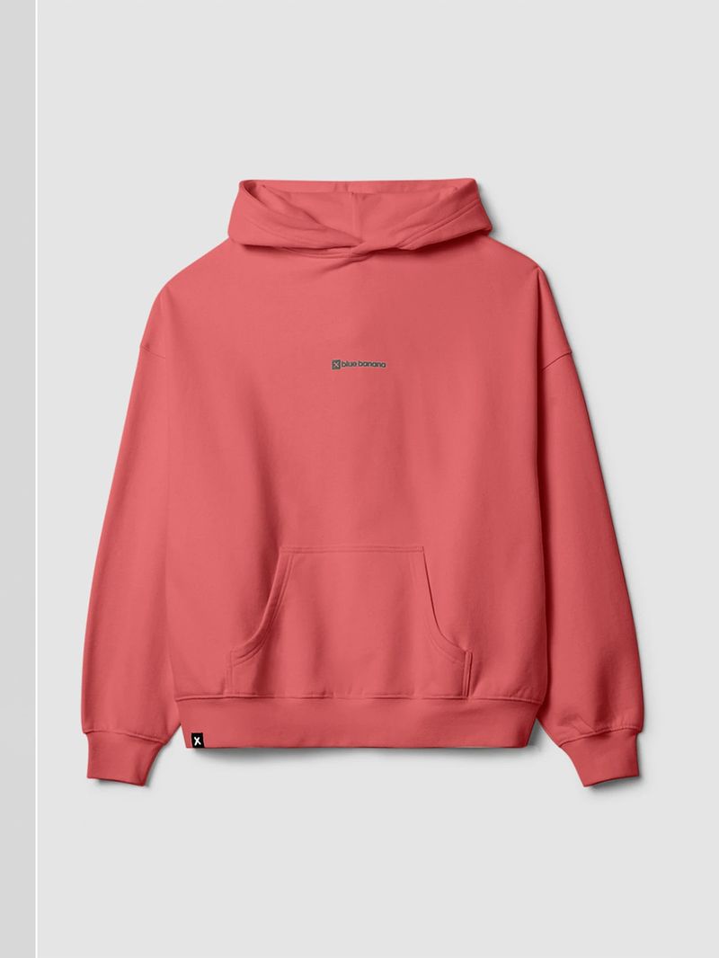 Poleron Unisex Karma Hoodie Rojo Blue Banana