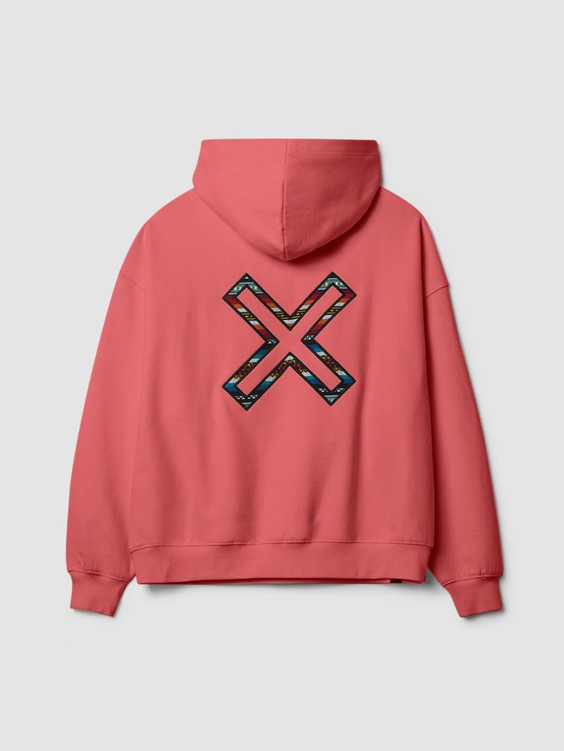 Poleron Unisex Karma Hoodie Rojo Blue Banana