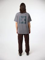 Polera M/C Unisex Nature Tee Gris Oscuro Blue Banana