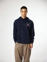 Poleron Unisex Classic Hoodie Negro Blue Banana