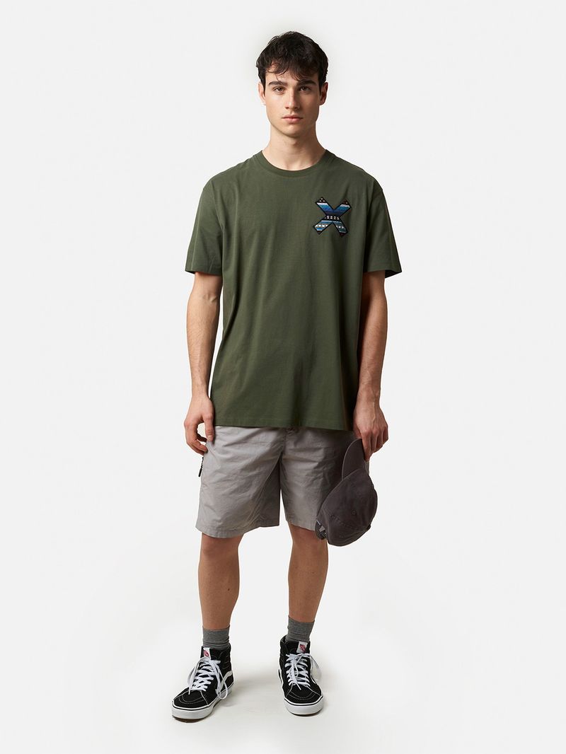 Polera M/C Unisex Classic Tee Verde Blue Banana