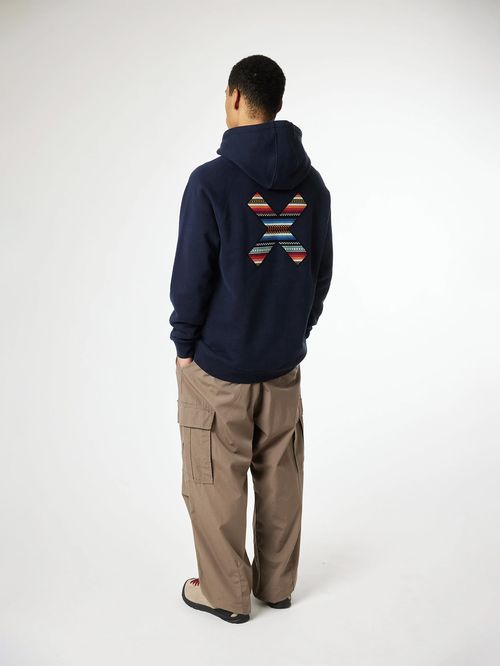 Poleron Unisex Classic Hoodie Negro Blue Banana